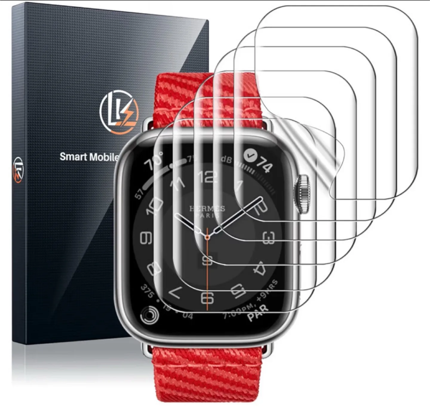 LK 6-Pack Apple Watch Screen Protectors
