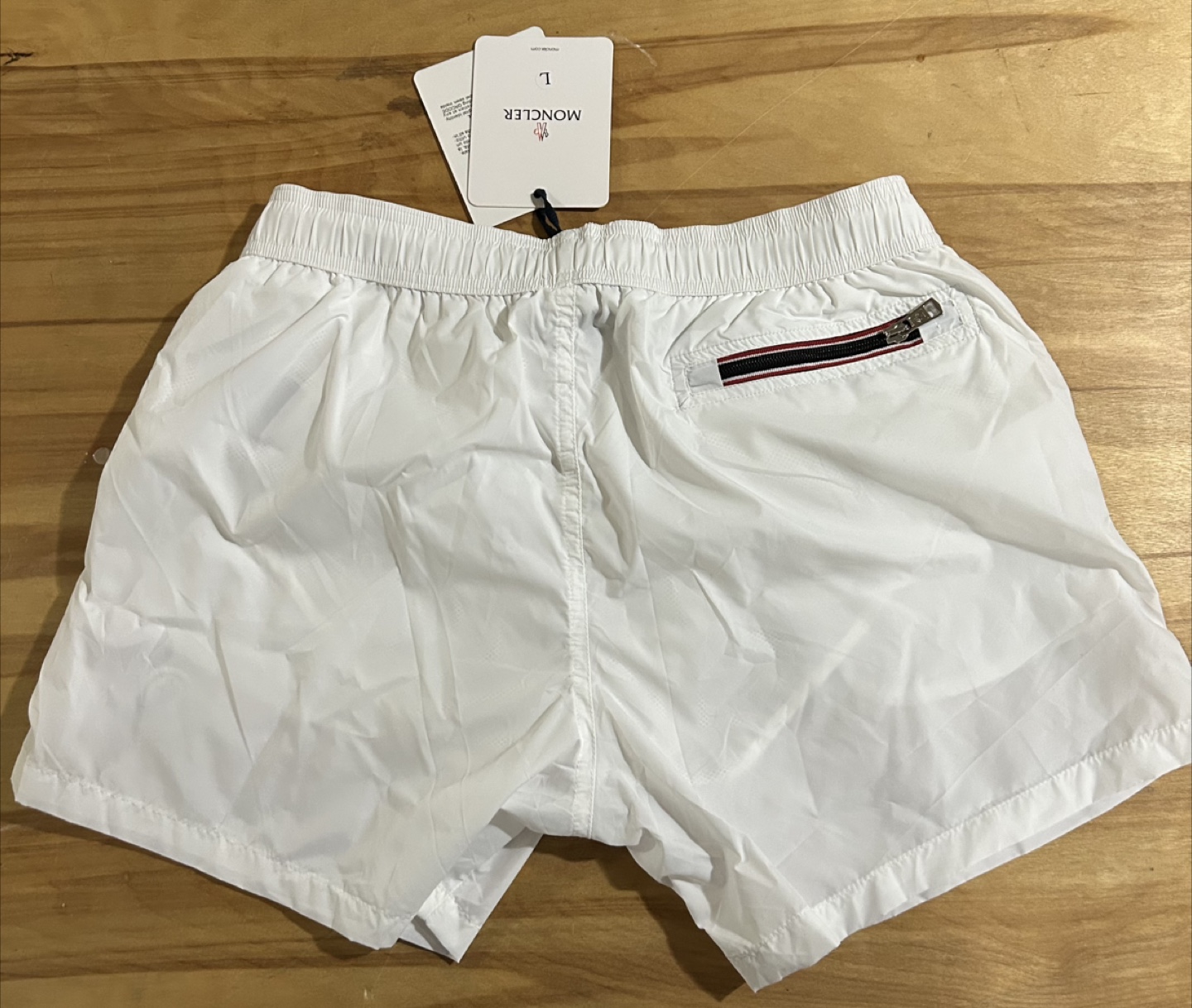 Moncler Men's White Swim/Daily Shorts - photo 2