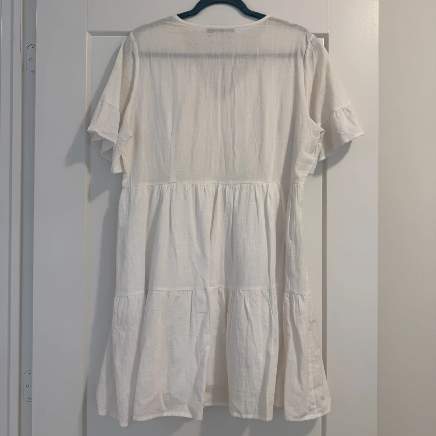 White babydoll summer dress L image indicator(6)