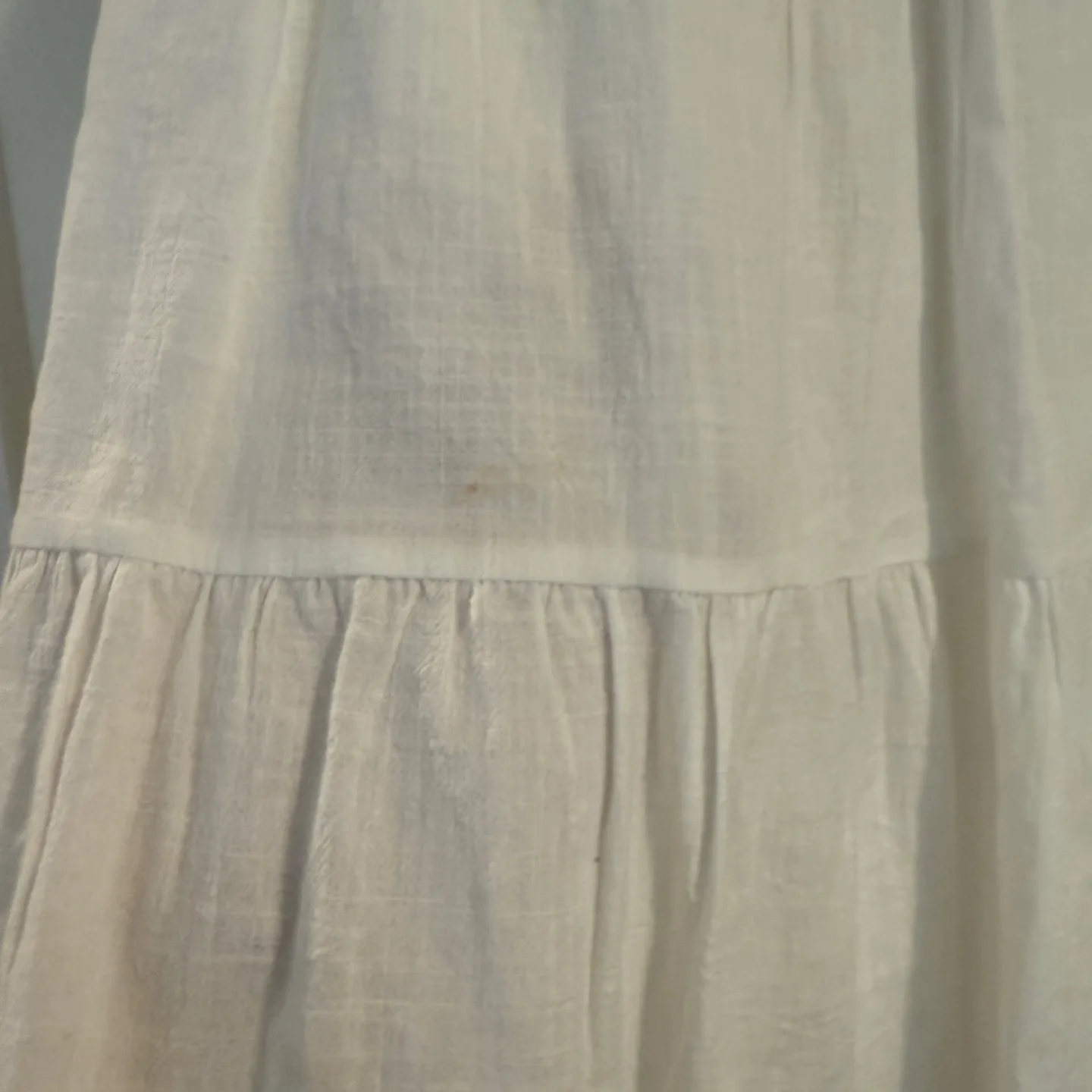 White babydoll summer dress L image indicator(7)