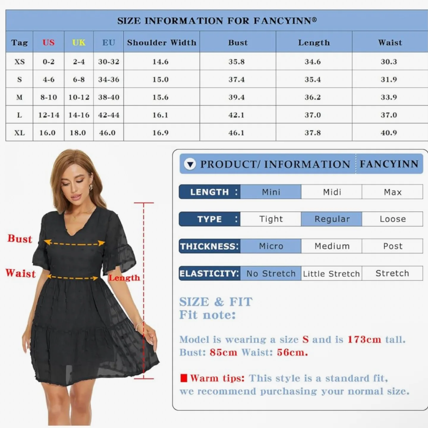 White babydoll summer dress L image indicator(10)