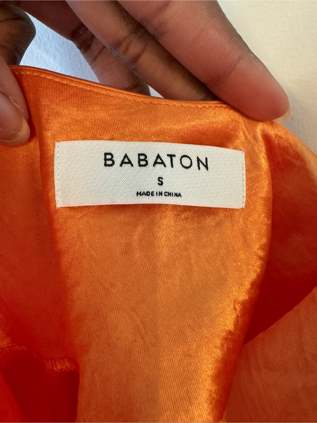 Babaton Burnt Orange Slip Dress - photo 2