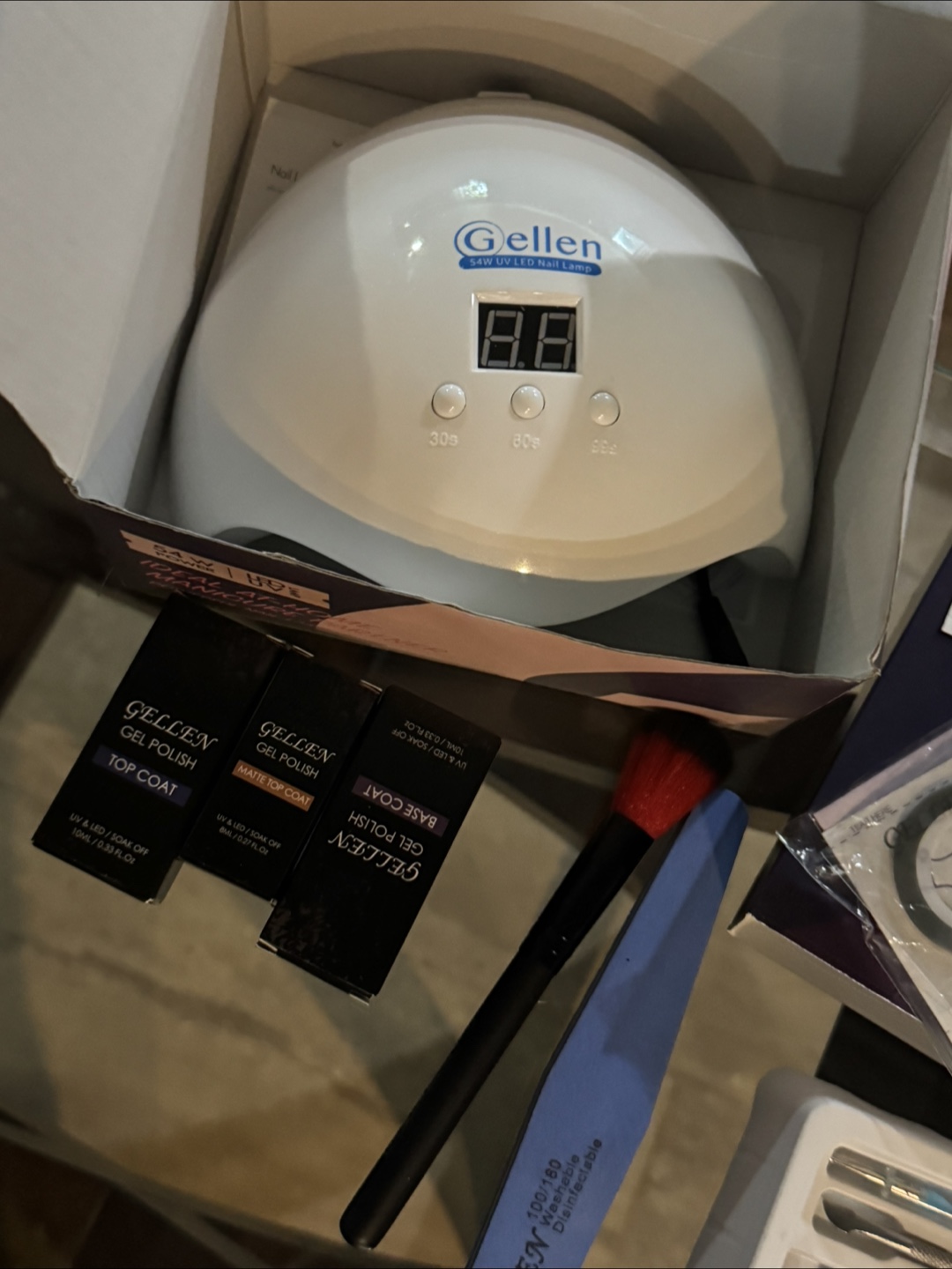 Gellen Gel Nail Starter Kit with LED Lamp - photo 4