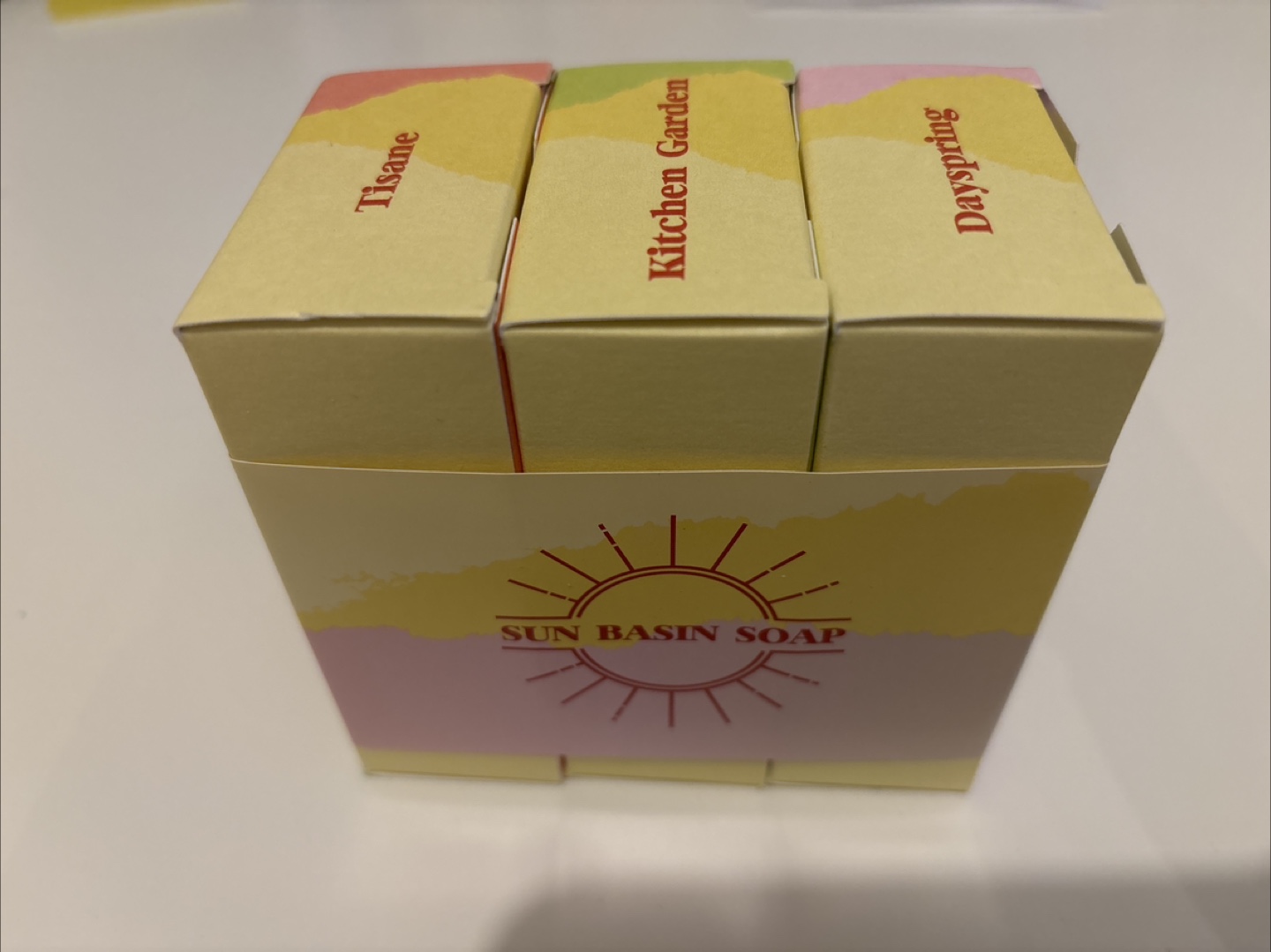 Sun Basin Soap Gift Set - Tisane, Kitchen Garden, Dayspring