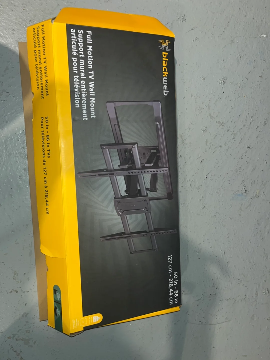 Blackweb Full Motion TV Wall Mount 50-86" thumbnail