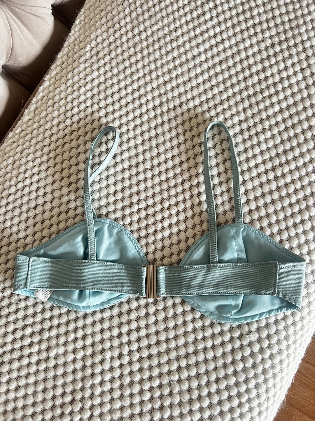 Sage Green Ribbed Bralette - photo 2