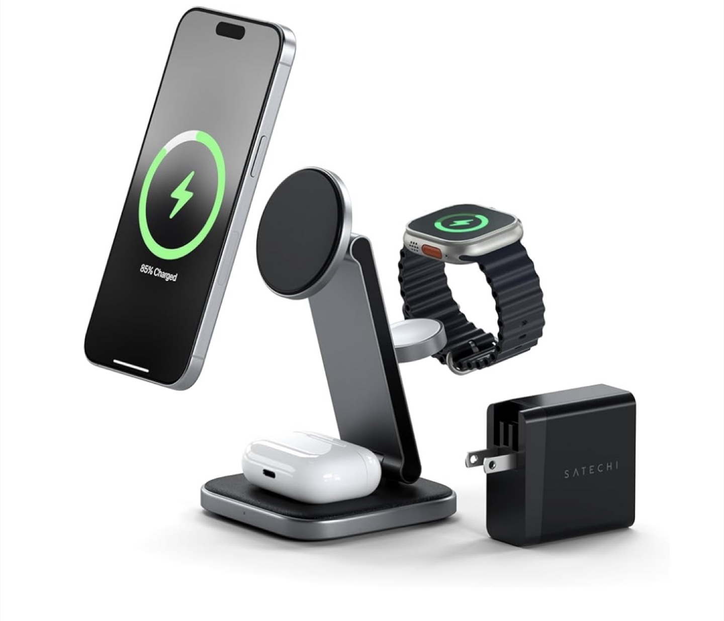 Satechi Trio Wireless Charger Stand