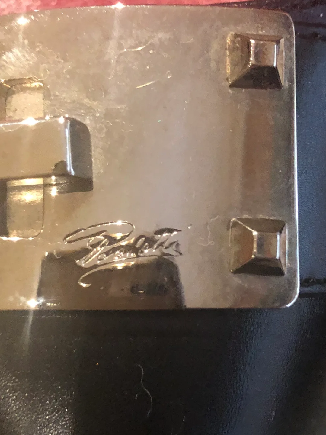 Designer Cesare Paciotti Black Leather Heels Sz. 37.5 image indicator(2)