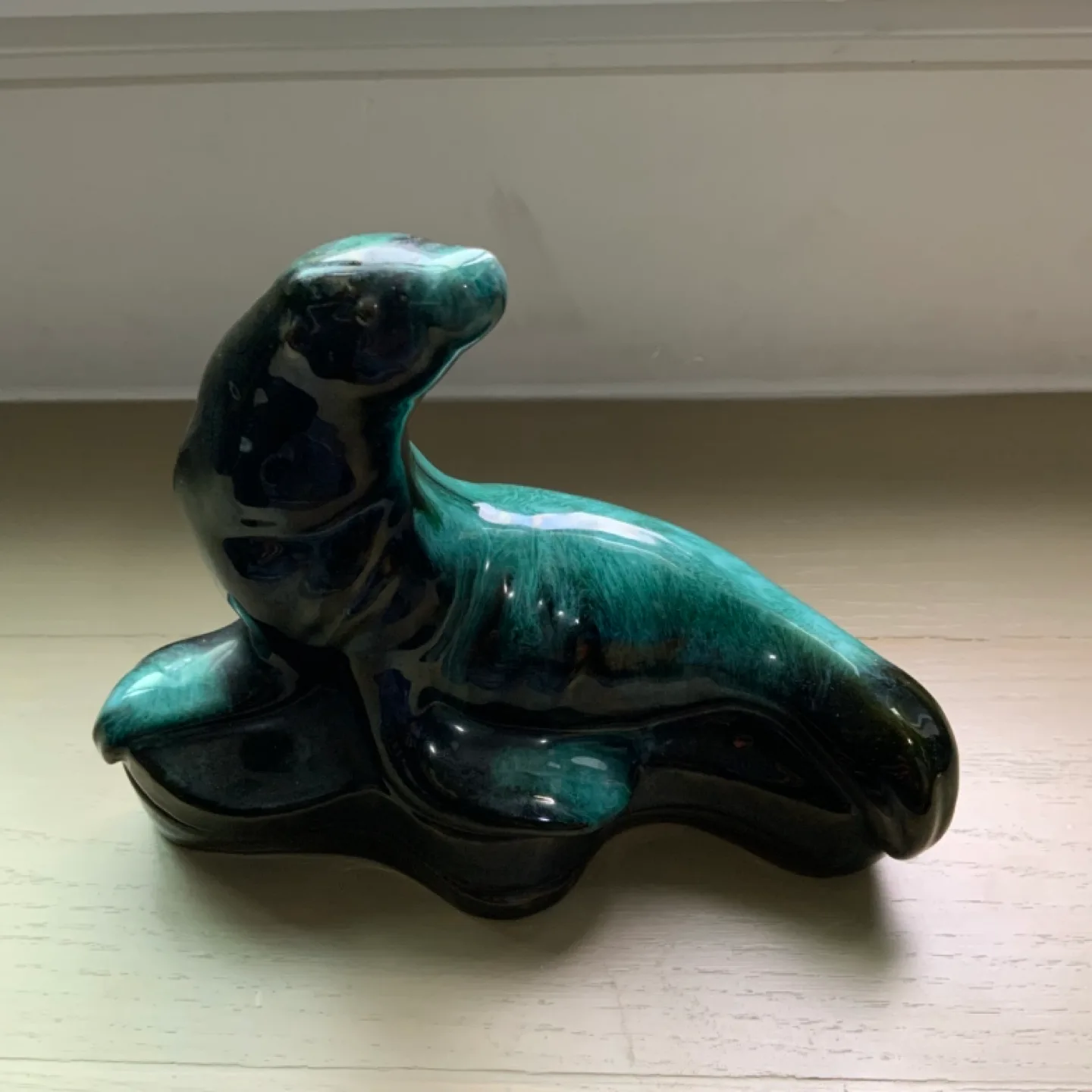 Vintage Blue Mountain Pottery Seal Figurine thumbnail