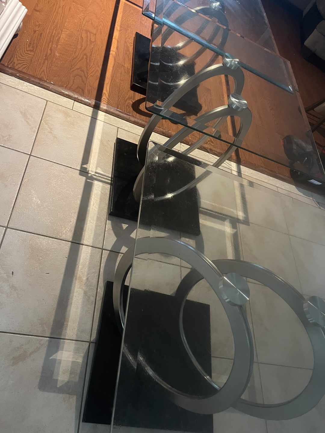 Glass Coffee Table and Two End Tables Set - photo 4