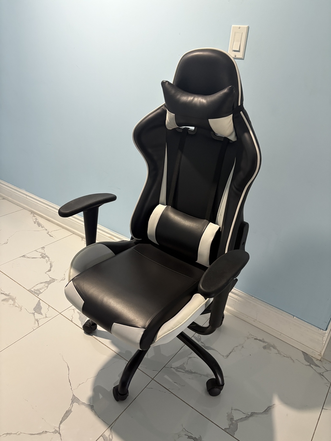 Black and White Gaming Chair