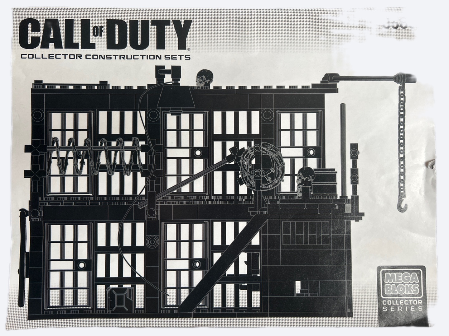 Mega Bloks 06857 Call of Duty Zombies Prison Playset - photo 3