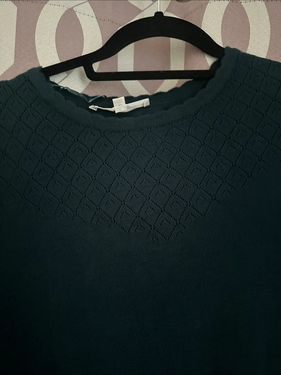 Dark Green Knit Sweater thumbnail