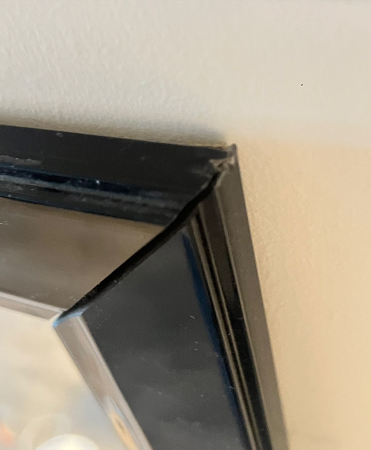 Full Length Black Frame Mirror #freecycle - photo 3