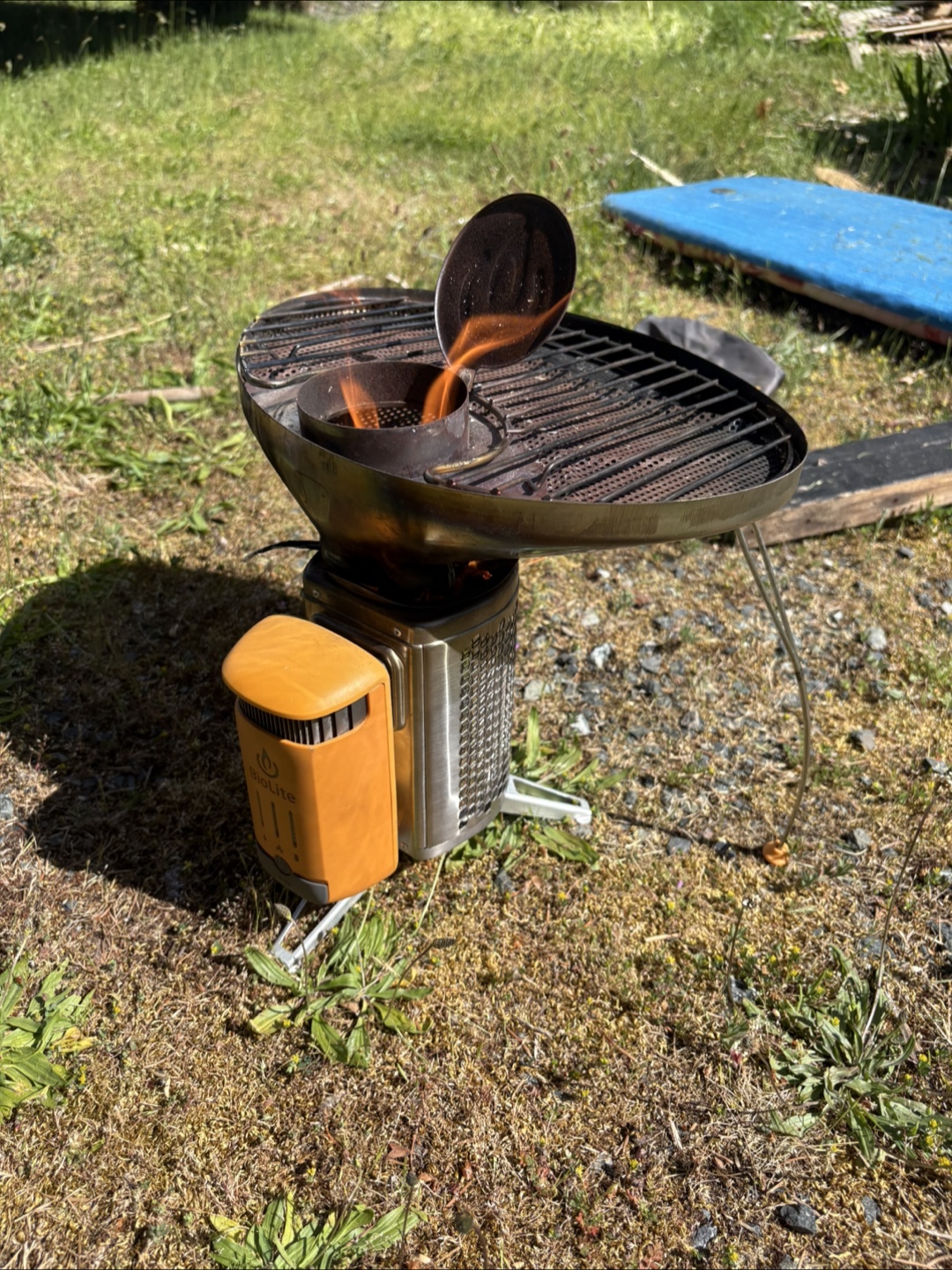 Portable BioLite CampStove 2 with Grill