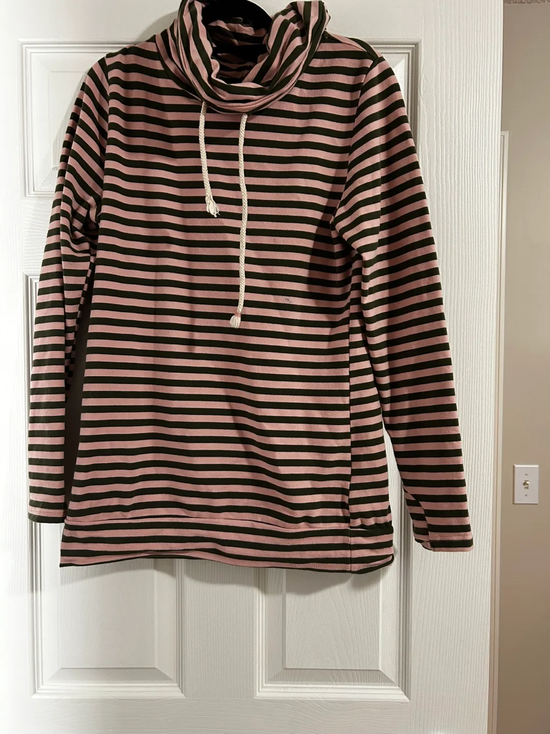 Ampersand Cowl Neck Sweater thumbnail