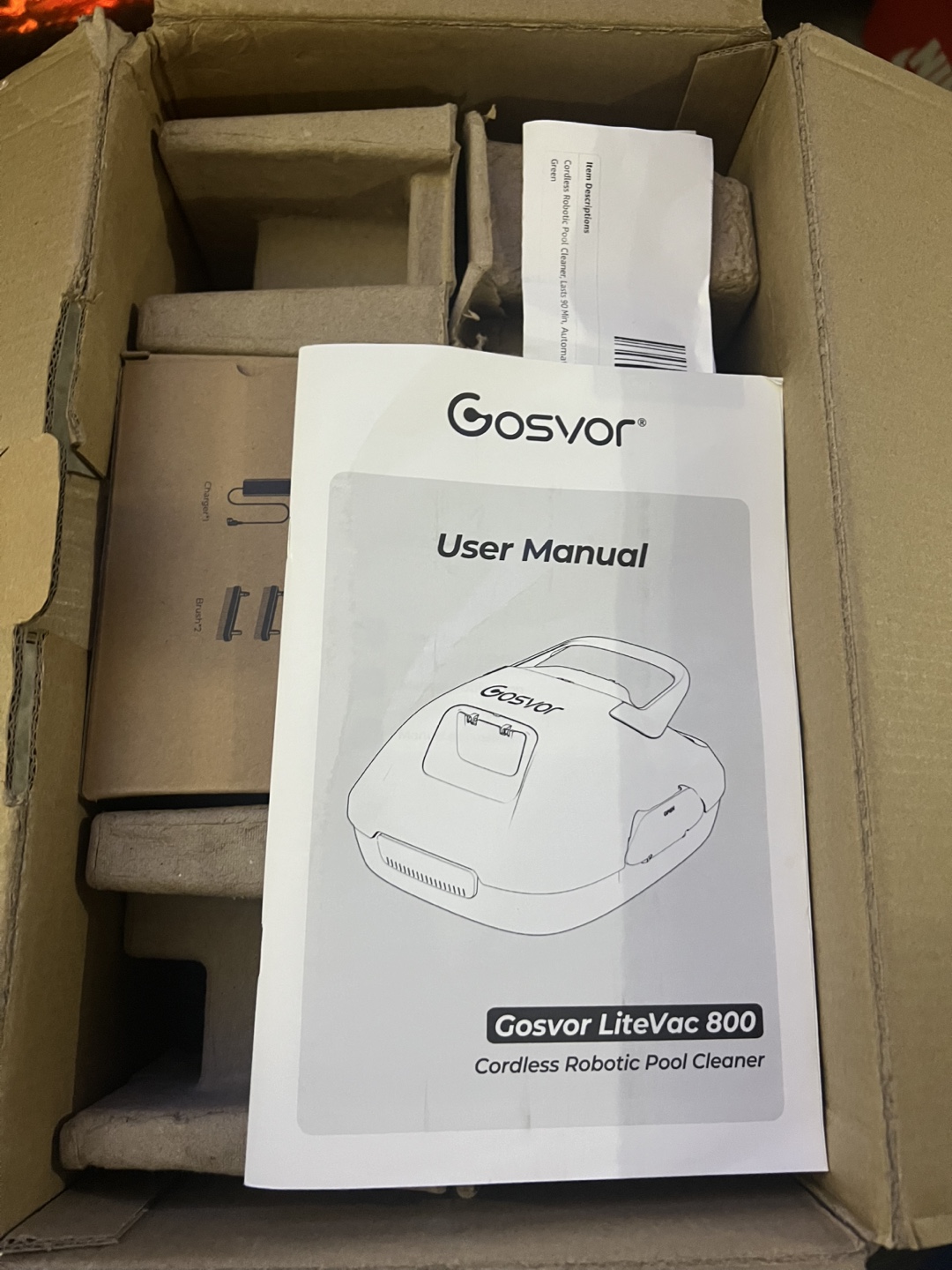 Gosvor LiteVac 800 Cordless Robotic Pool Cleaner - photo 3