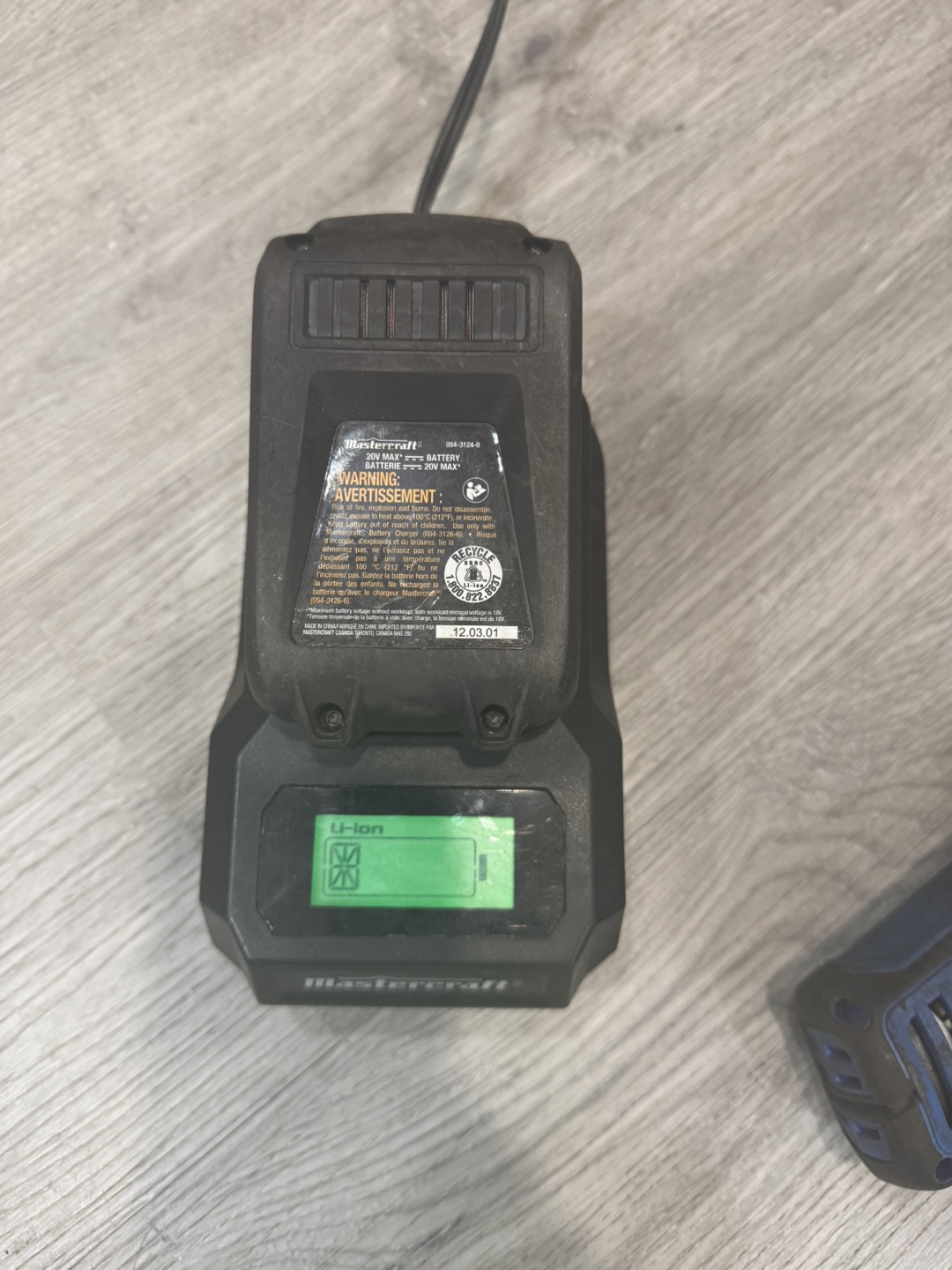 Mastercraft 20V Max Lithium-Ion Cordless Impact Wrench - photo 3