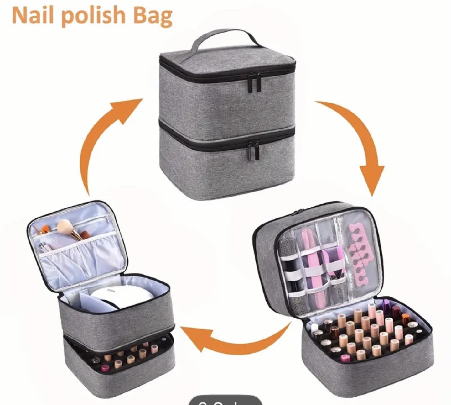 2 layer nail polish Organizer Case - photo 5