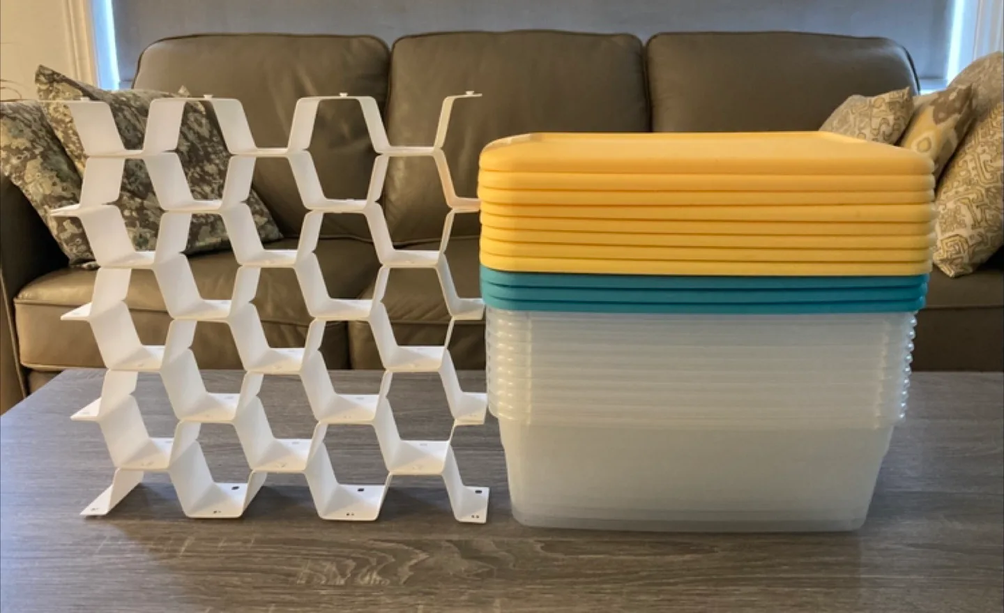 11 shoe containers/ sock drawer organizer. Stouffville pickup thumbnail