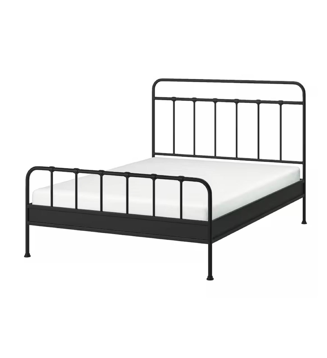 Black Metal Double Bed Frame