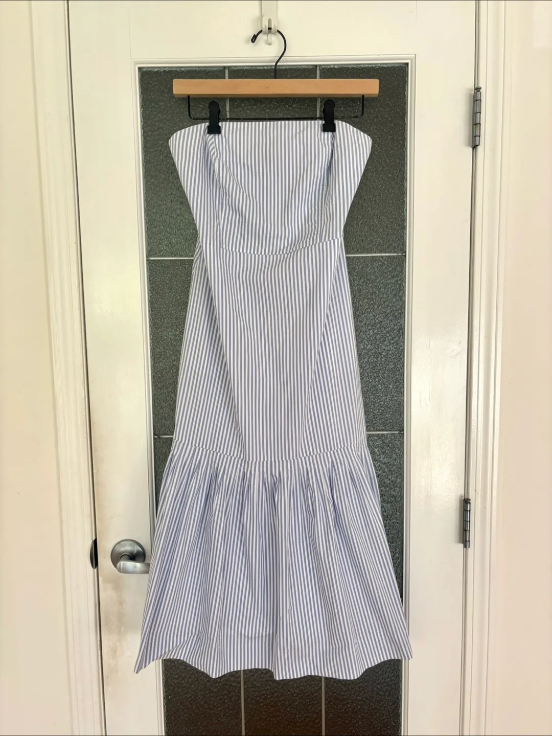 Banana Republic strapless midi dress thumbnail