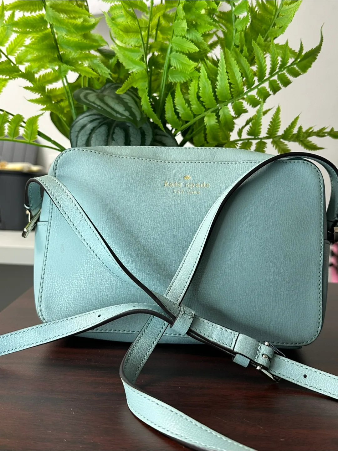 Kate Spade Light Blue Crossbody Bag thumbnail