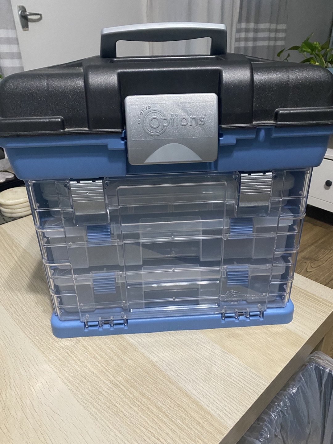 Options Storage Organizer Case with Drawers