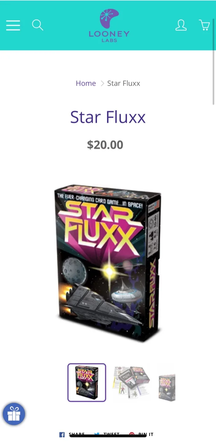 Star Fluxx Card Game thumbnail