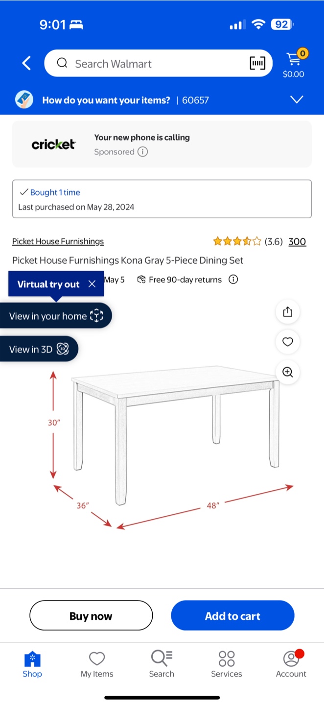 Gray & Black Dining Set w/ 4 Chairs - photo 5