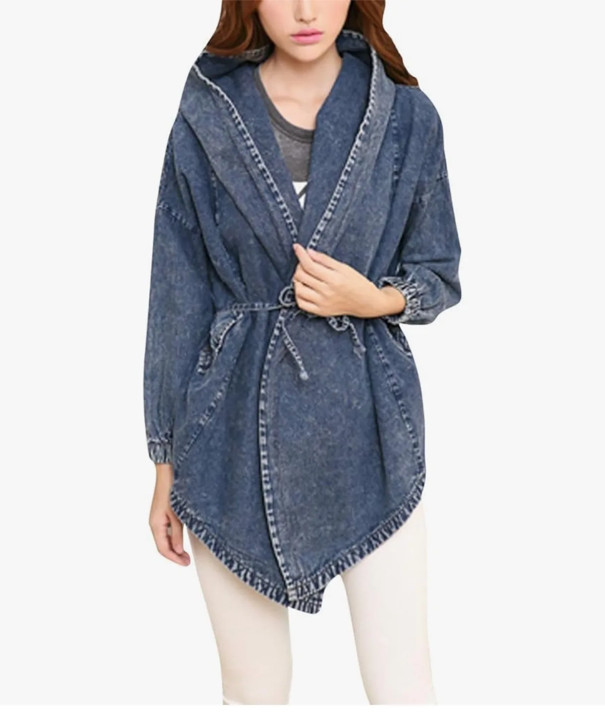 Women's  Vintage  Denim Jacket image indicator(3)