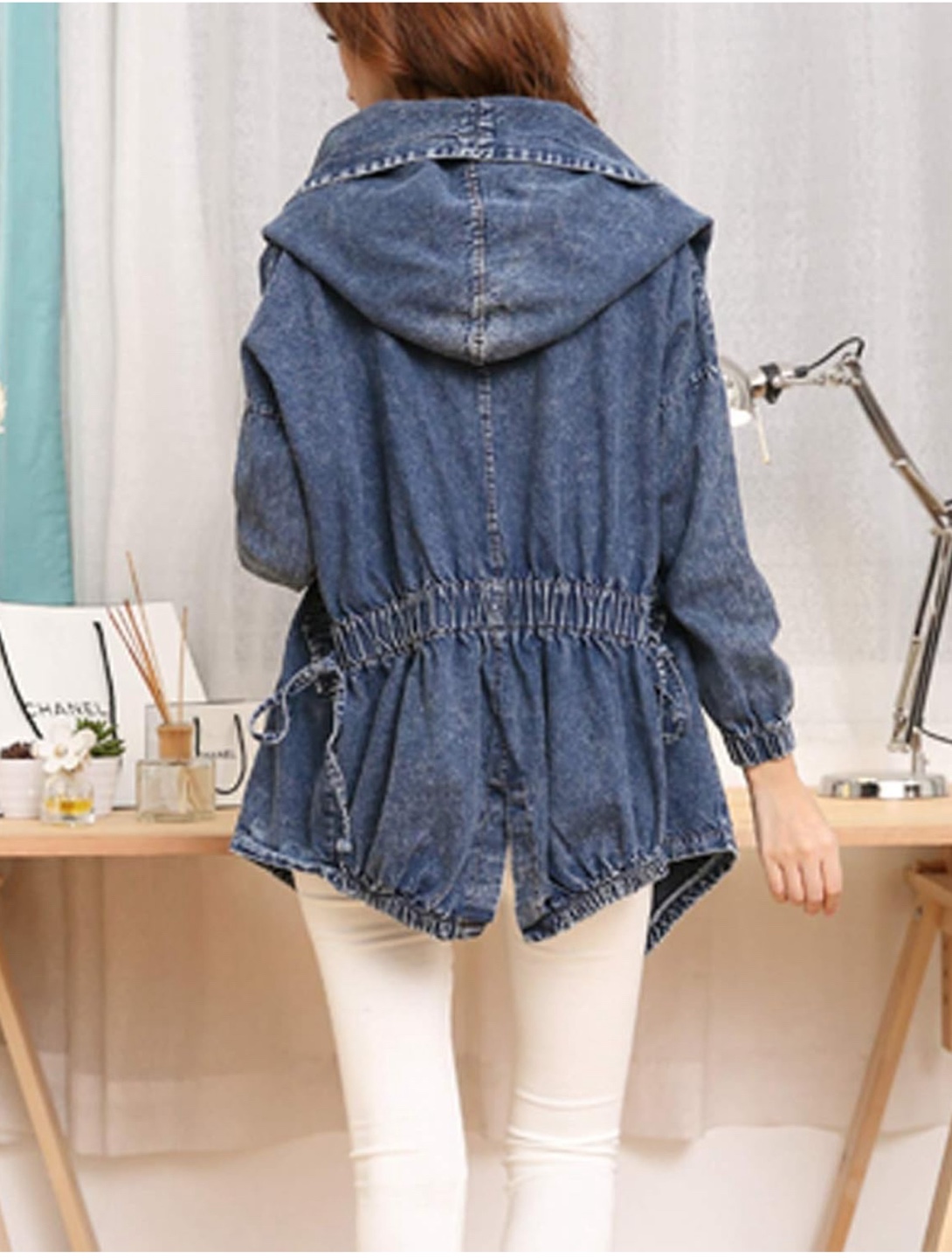Women's  Vintage  Denim Jacket - photo 4