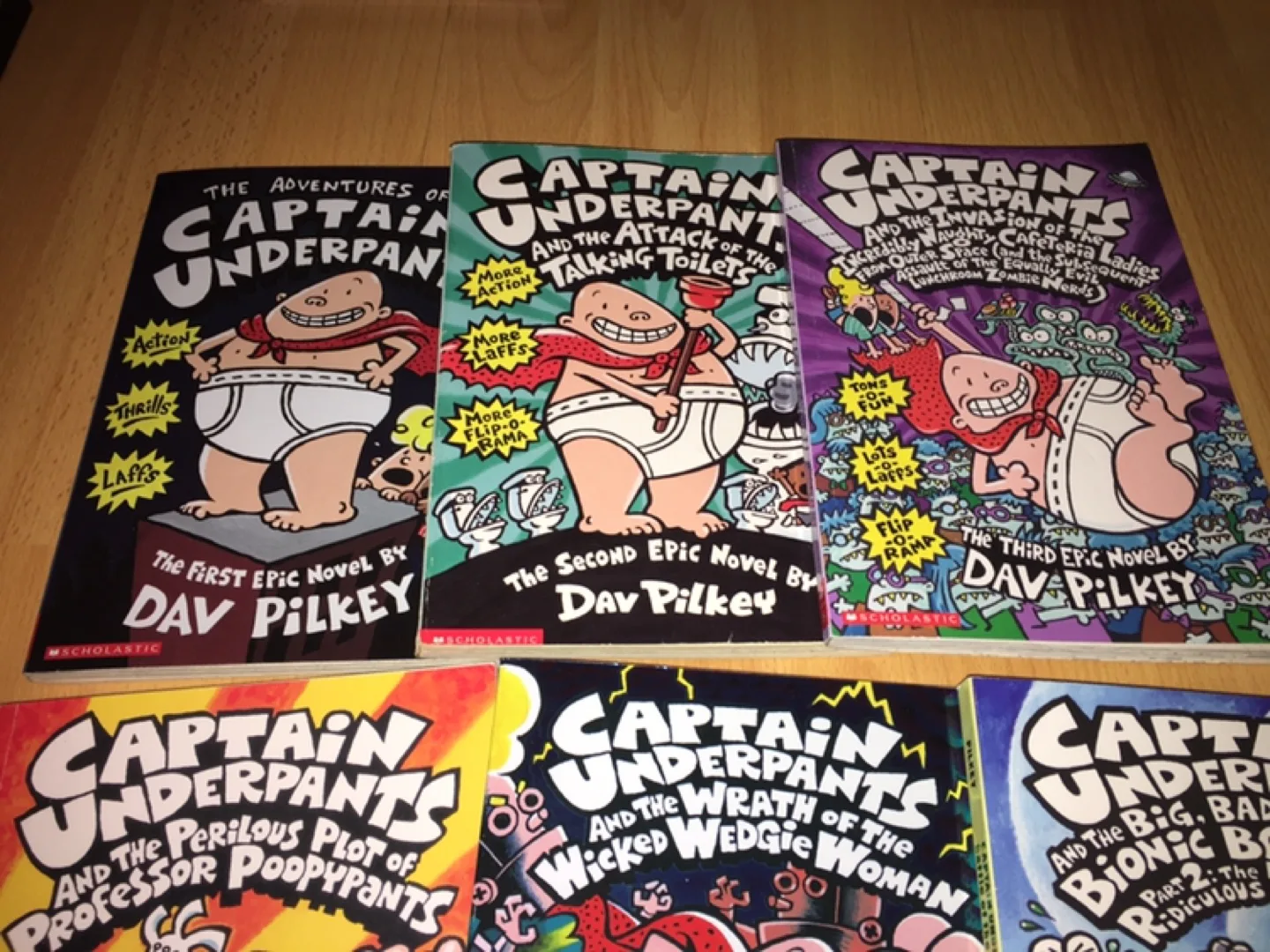 ($3 each) Captain Underpants Paperback Books image indicator(2)
