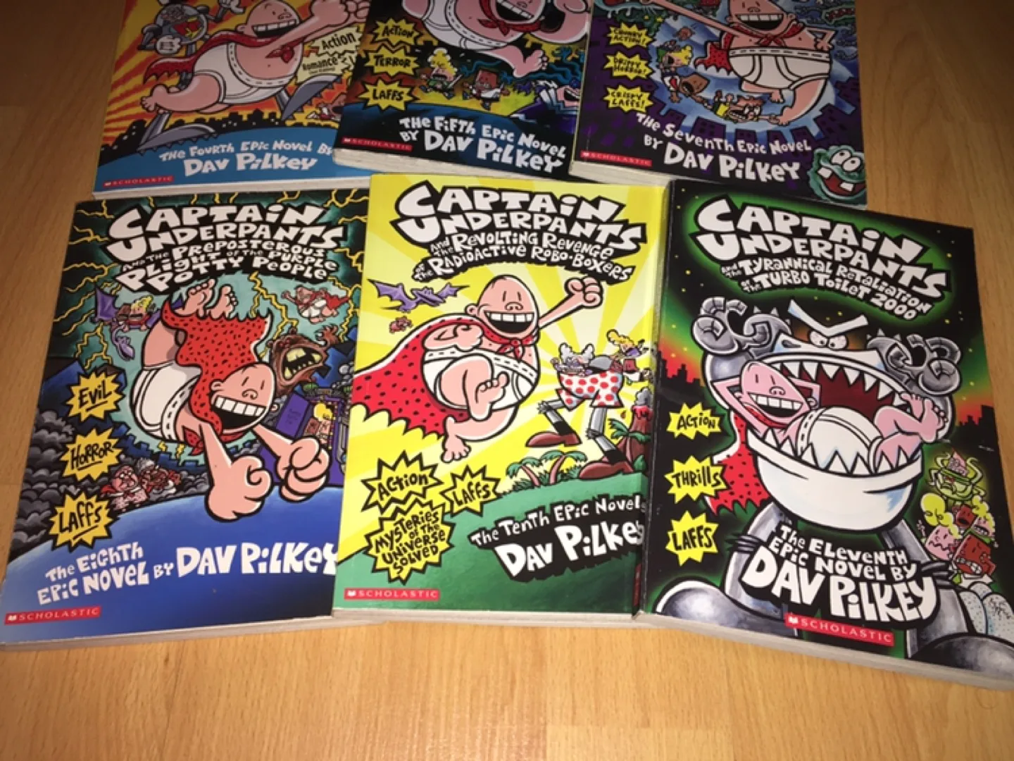 ($3 each) Captain Underpants Paperback Books image indicator(4)