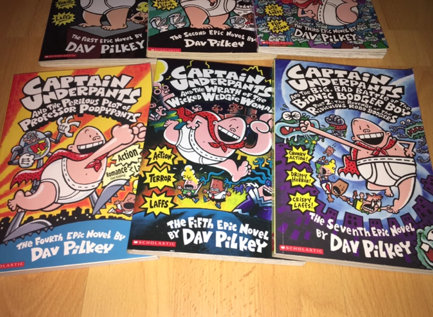 ($3 each) Captain Underpants Paperback Books image indicator(3)