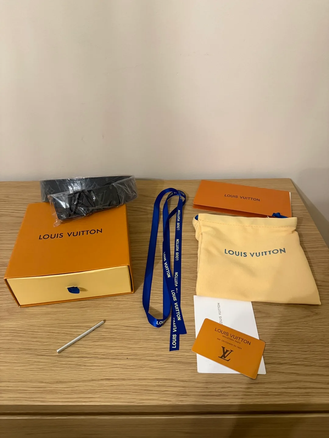 Louis Vuitton Black Man’s Belt thumbnail