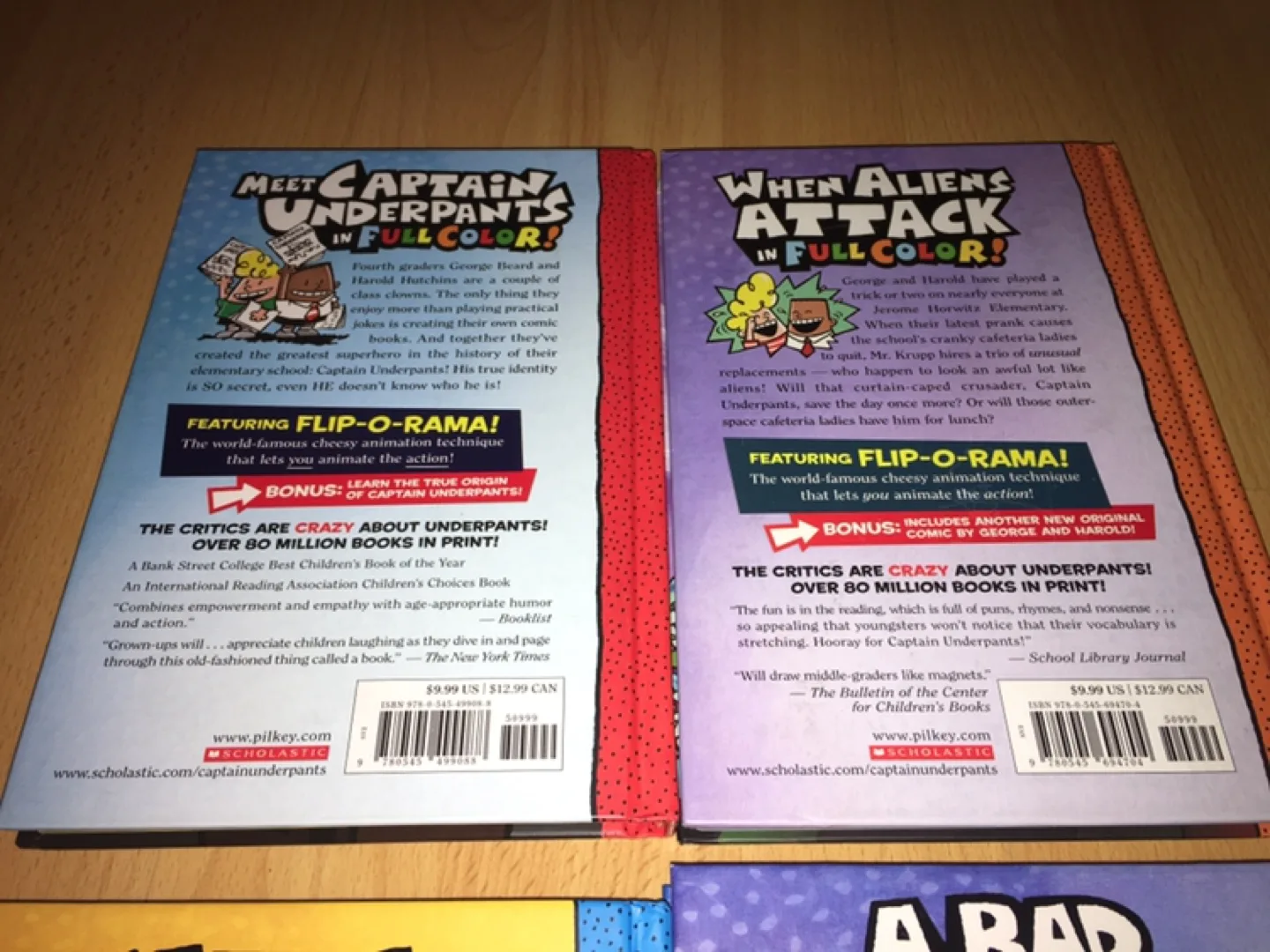 ($5 each) Hardcover Captain Underpants Books image indicator(4)