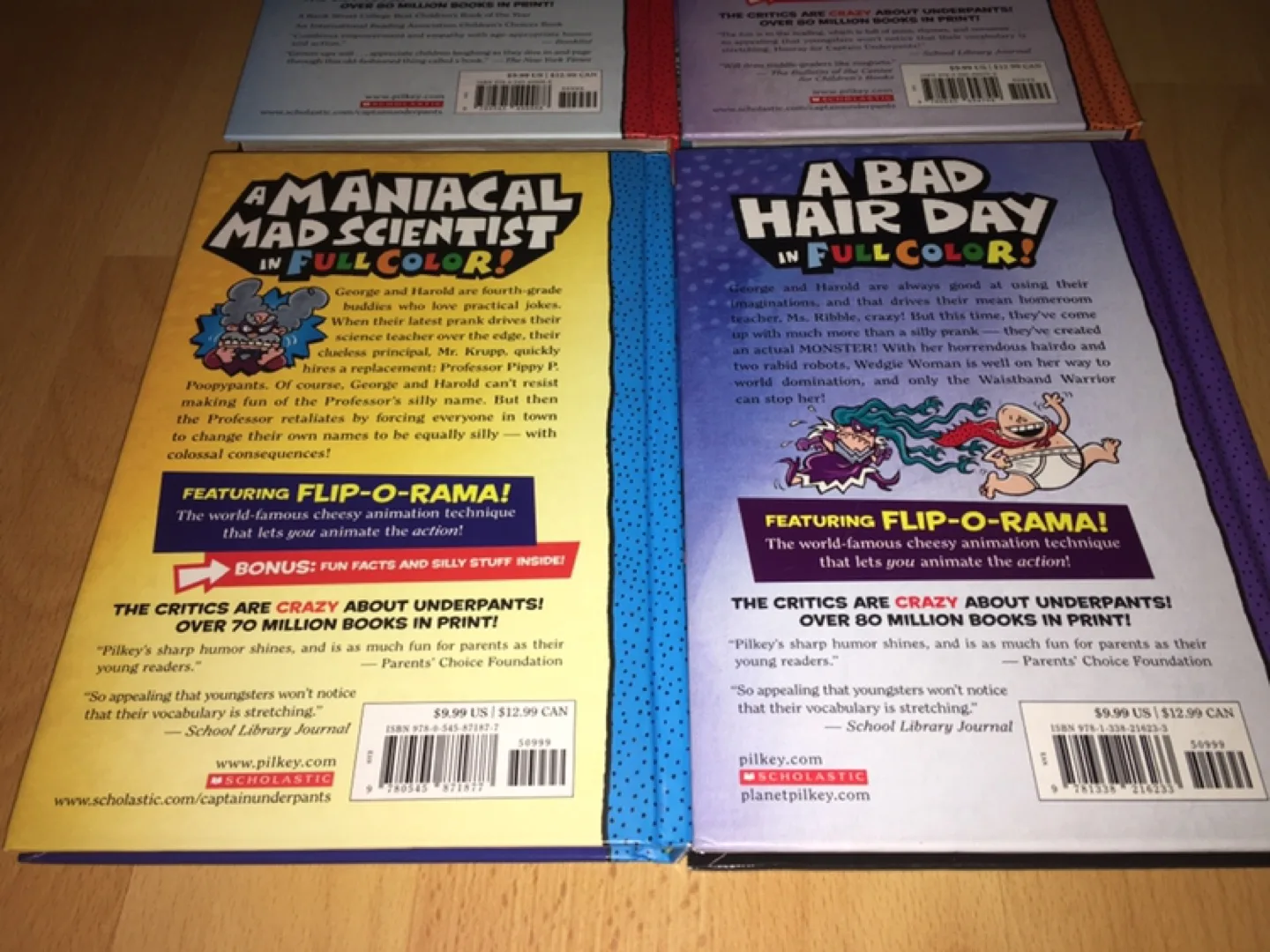 ($5 each) Hardcover Captain Underpants Books image indicator(5)