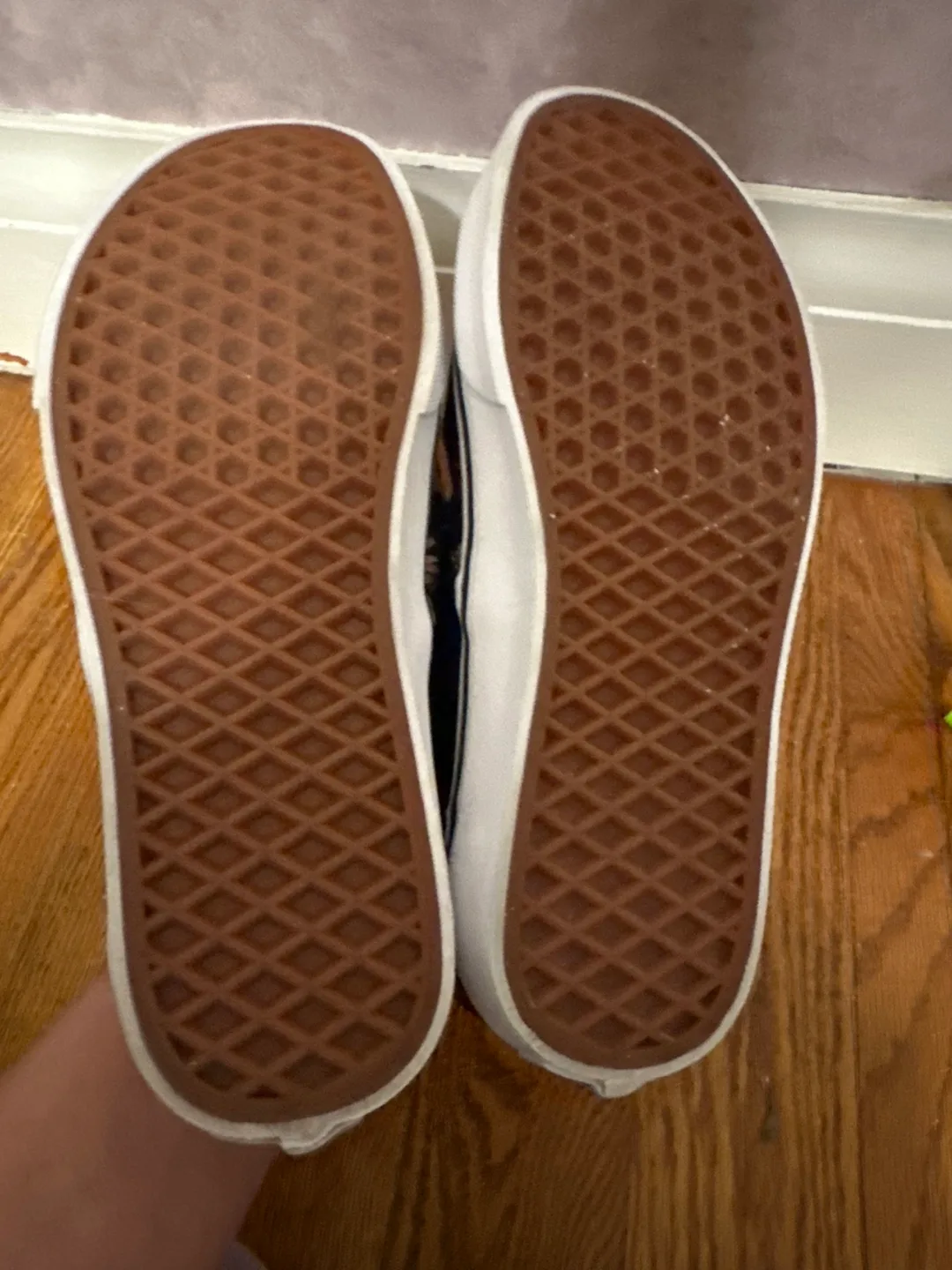 Vans Slip-On Daisies Black Floral Pattern Shoes image indicator(2)