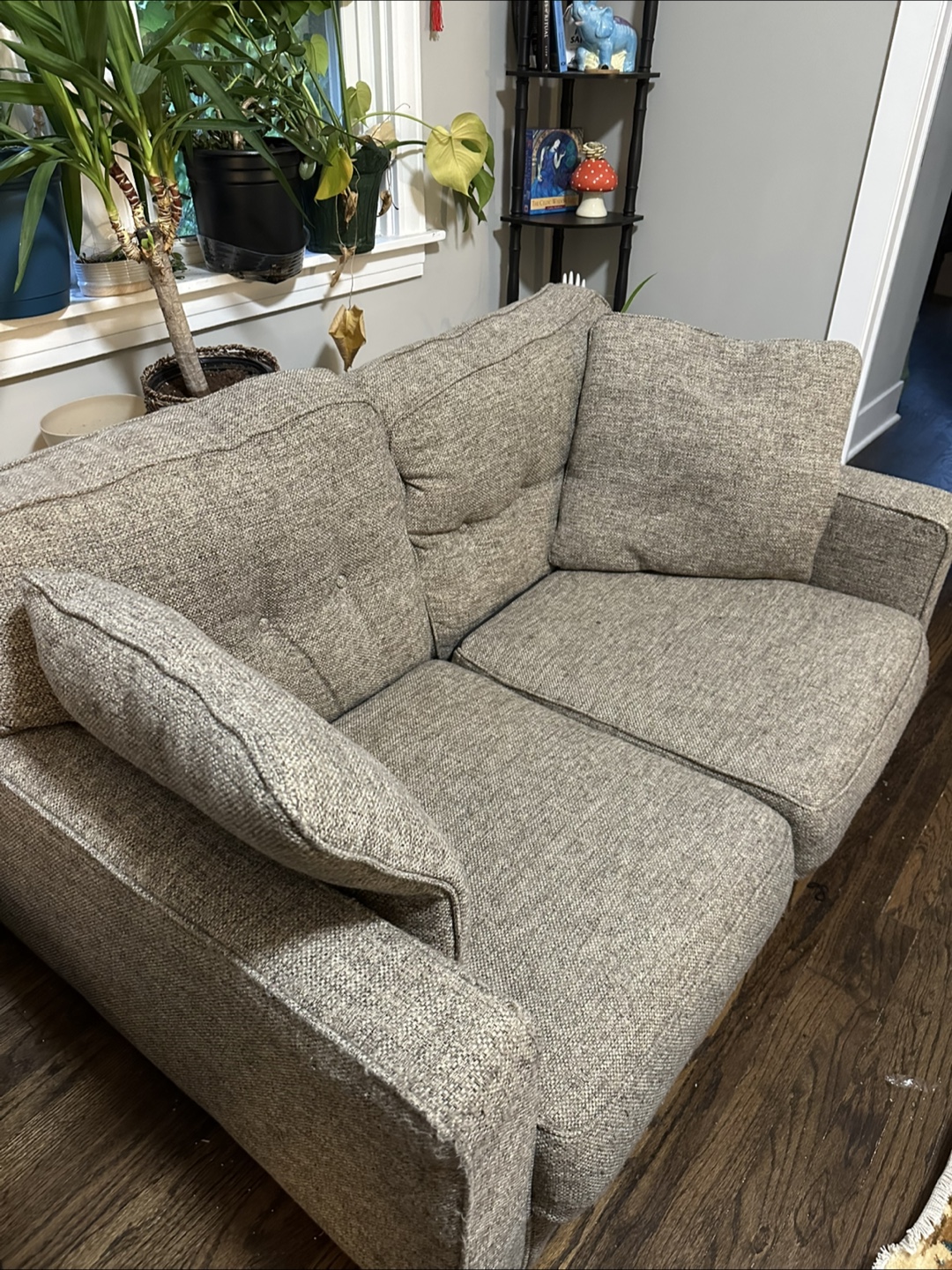Gray Loveseat - photo 2