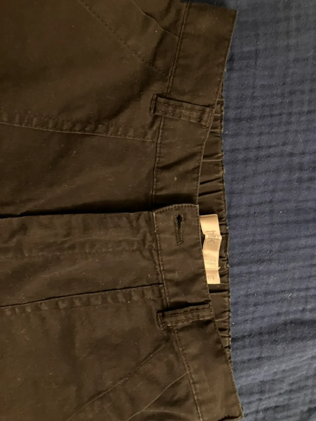 Black wide-leg pants, size small. image indicator(2)