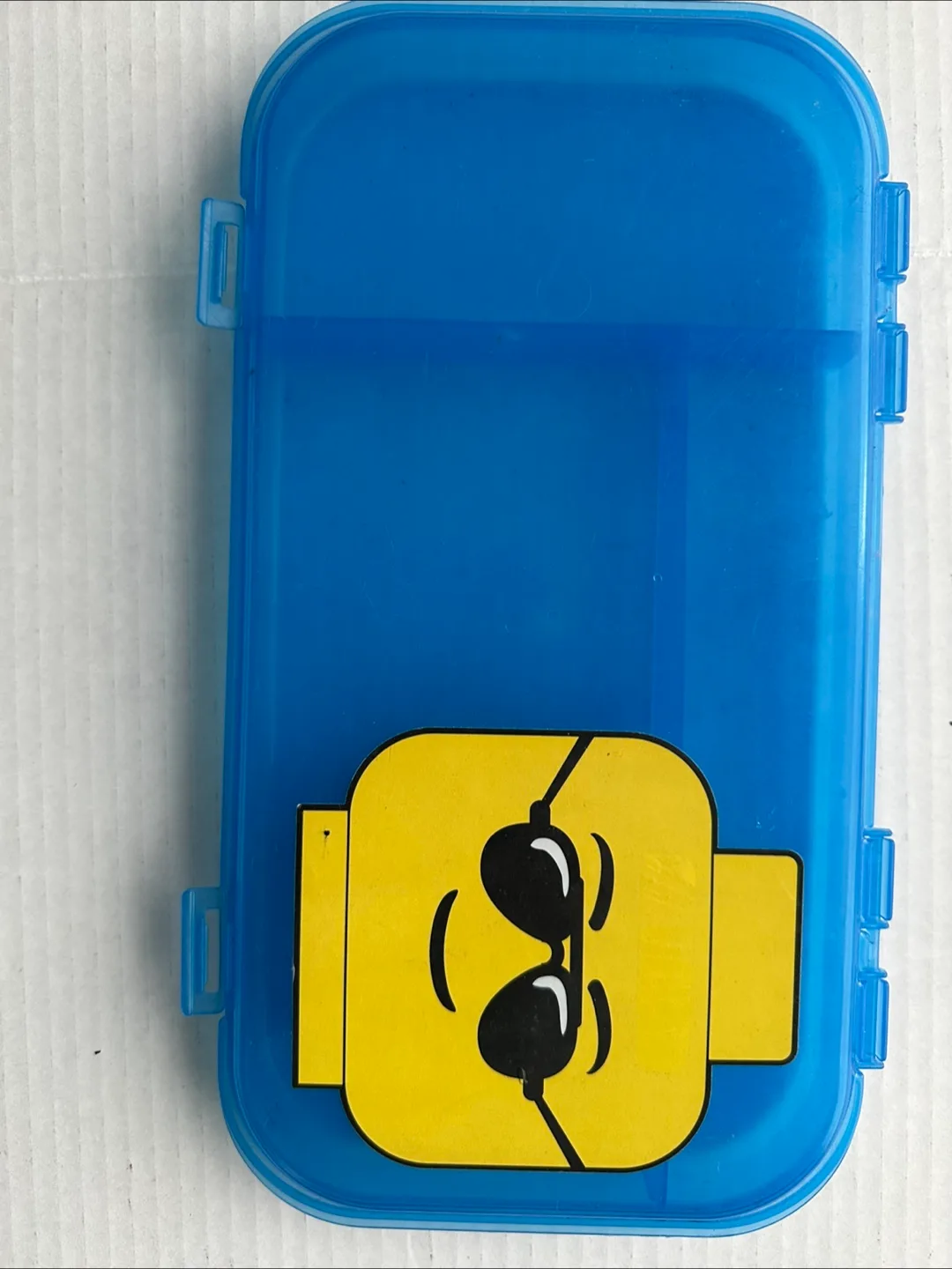 LEGO Blue Plastic Storage Case #freecycle thumbnail