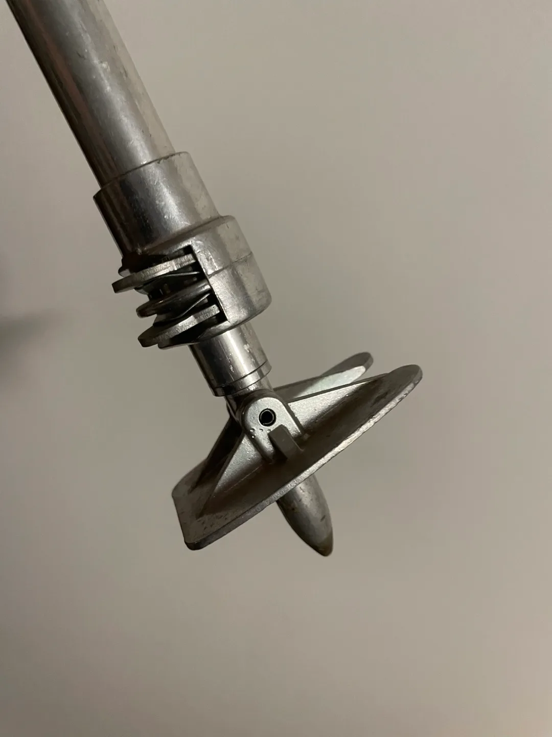 Vintage Aluminum & Leather Shooting Stick image indicator(4)