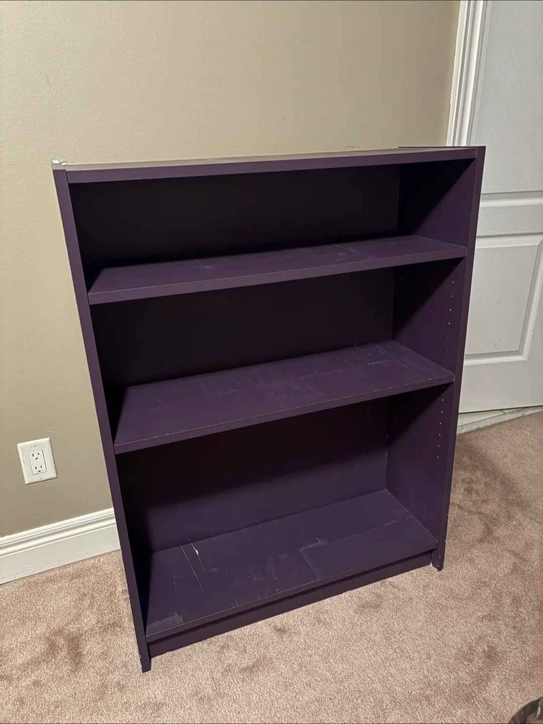 Purple 3-shelf bookcase image indicator(2)