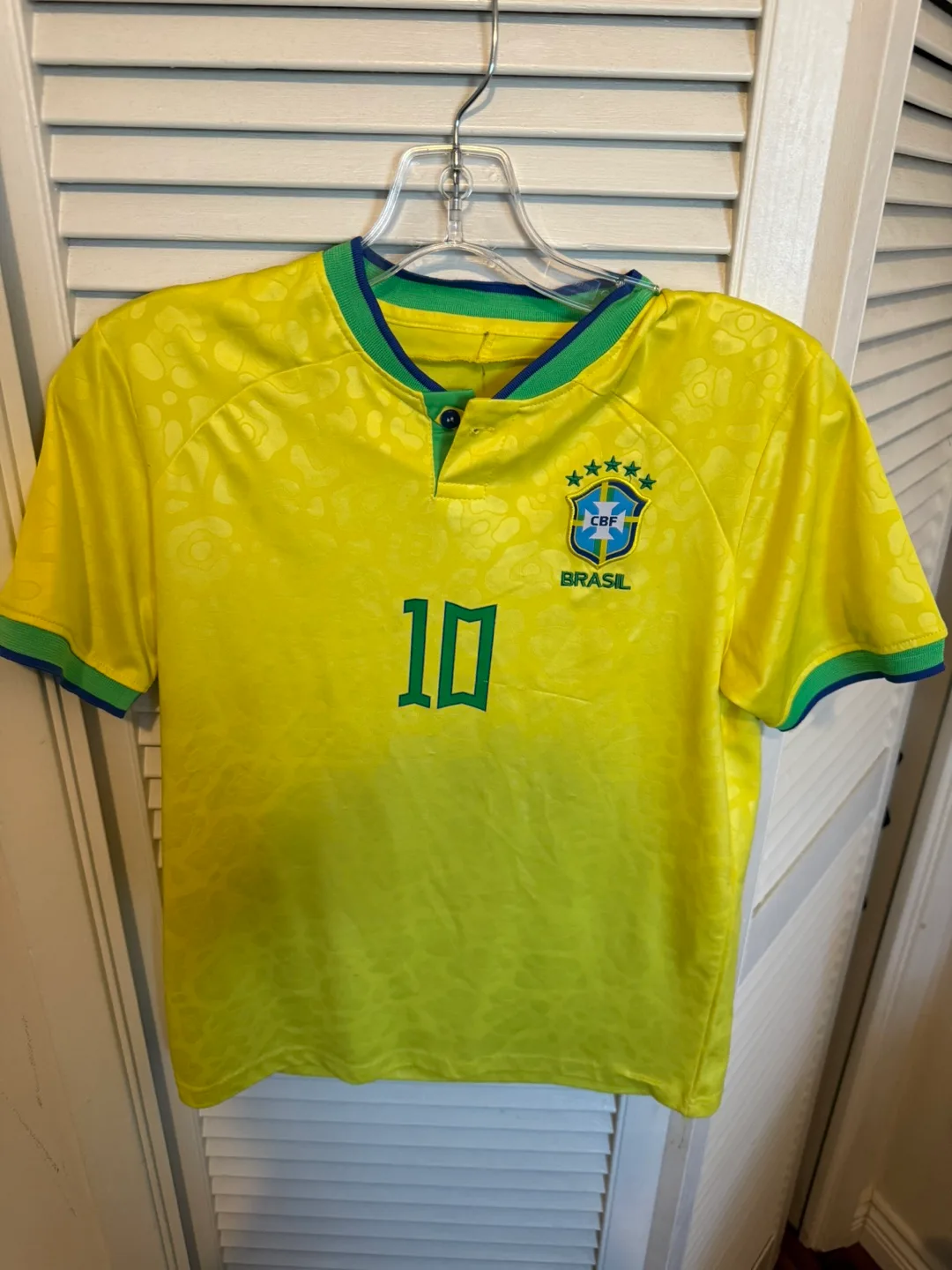 Brazil Neymar Jr #10 Soccer Jersey