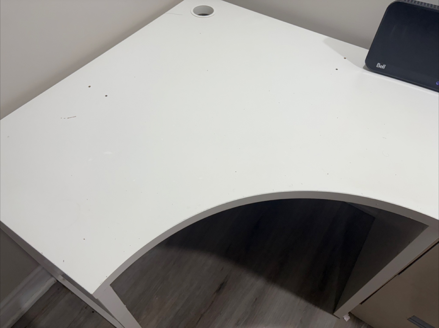 IKEA White Corner Desk - photo 4