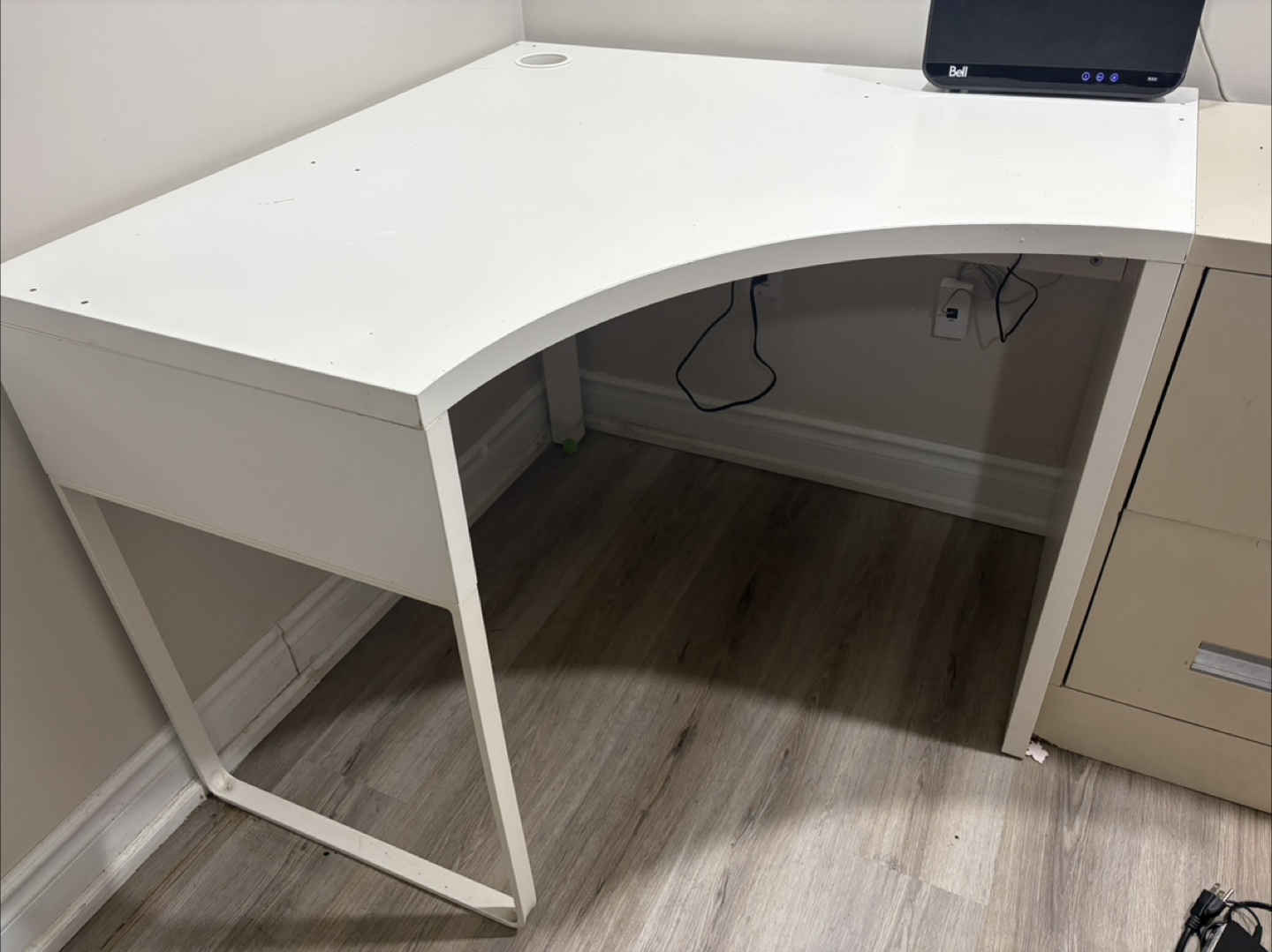 IKEA White Corner Desk