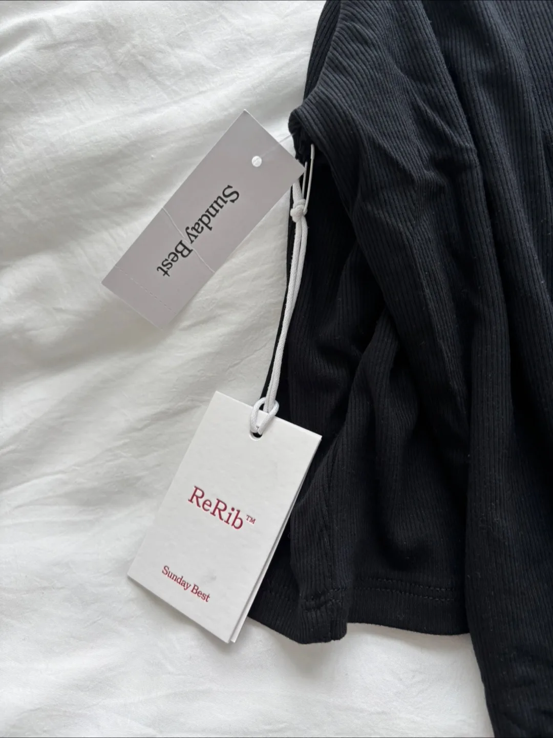 New with Tags Aritzia Sunday Best ReRib™ Cropped Long-Sleeve Top image indicator(4)