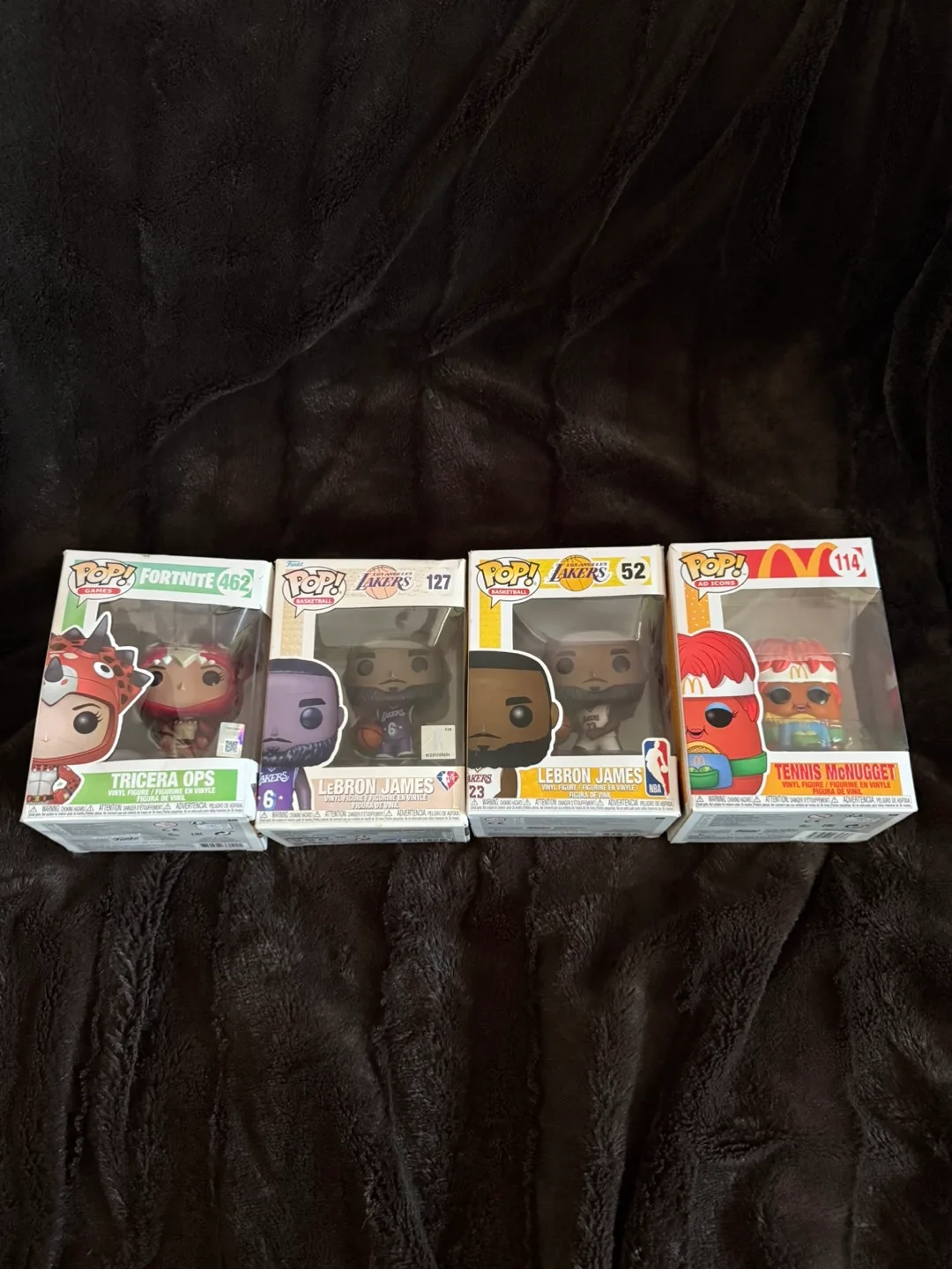 Funko Pops!  LeBron James, Tricera Ops, Tennis Nugget thumbnail
