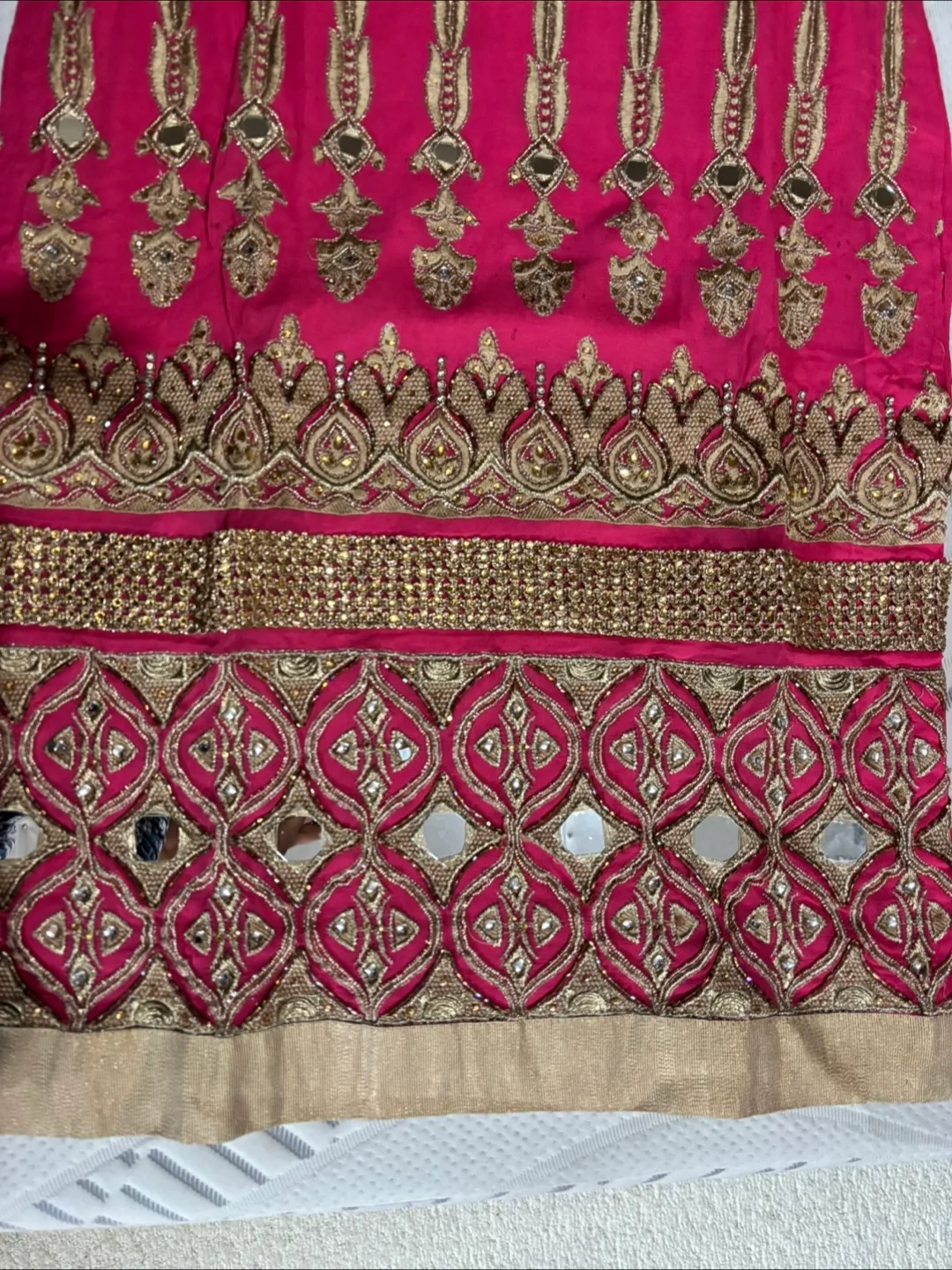 Pink and Gold Embroidery Salwar Kameez thumbnail